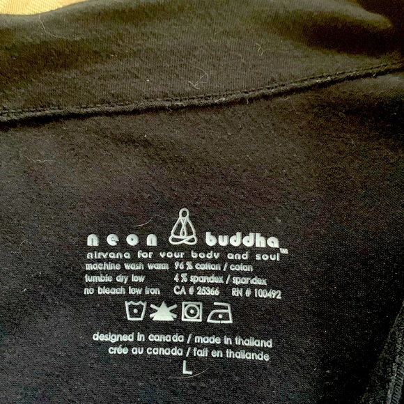 Neon Buddha black dress. - Picture 1 of 3